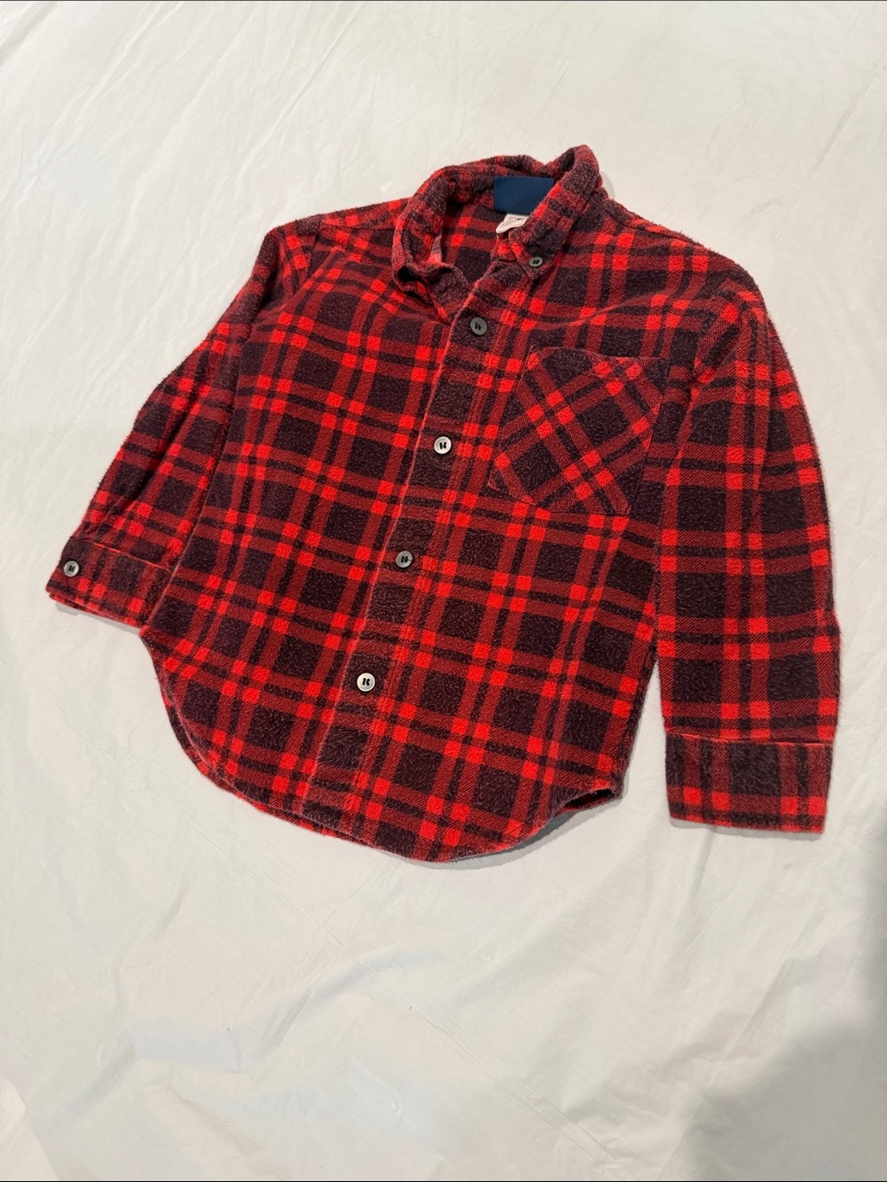 Flannel long sleeve button down boys5